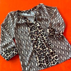 Zac and Rachel Animal Print Blouse